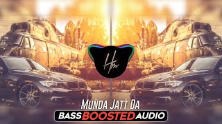 Munda Jatt Da BASS BOOSTED Gurjazz  Bass Boosted Punjabi Songs  Latest Punjabi Songs 2022 [upl. by Rubie]