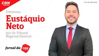 Entrevista com Eustáquio Neto Juiz do tribunal regional eleitoral no  JORNAL DA CBNCBA [upl. by Idner]