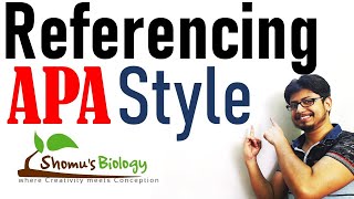 APA style referencing tutorial  APA in text citation  How to reference in APA style [upl. by Nnarefinnej]