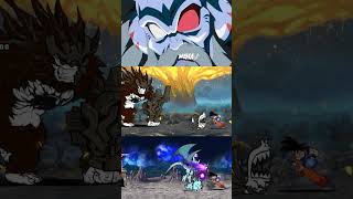 Goku vs Bahamut amp Luza shorts goku songoku TBC Thebattlecats BCU battlecatsultimate [upl. by Annemarie]