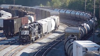 3h Rail Yards Never Sleep Norfolk Southern Brosnan Yard Macon GA Part 12 09302016 ©mbmars01 [upl. by Merp31]