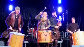 Scottish band Clanadonia playing quotSpanish Eyesquot live on stage in Perth Scotland Feb 2022 [upl. by Aseiram]