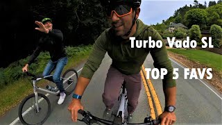 Specialized Turbo Vado SL  Top 5 Favorite Things [upl. by Senzer819]