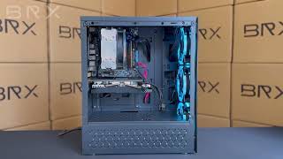 Montagem de PC Gamer BRX Setup Poderoso para Alto Desempenho [upl. by Annahael]