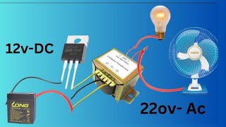 12v to 220v inverter  Irfz44n mosfet inverter circuit [upl. by Elianore]