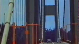 Colour footage of the Tacoma Narrows bridge [upl. by Iahc789]