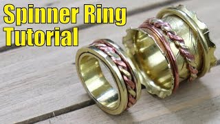 How to make a spinner ring  2 Different Styles [upl. by Phonsa]