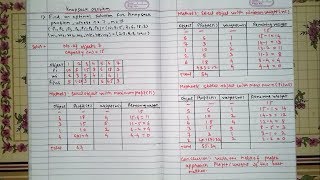 knapsack Problem Hindi  Greedy Method  DAA  Example 1 [upl. by Aimee]