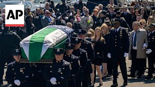 Funeral held for slain New York City police Officer Jonathan Diller [upl. by Odnesor]