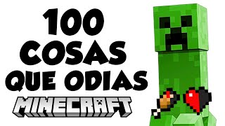 100 COSAS que ODIAS que te PASEN en MINECRAFT [upl. by Hunfredo]