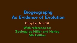 Biogeography in Urdu  Evidences of Evolution  Biogeography as evidence of Evolution [upl. by Rugg]