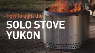 How to build a BIG fire in your Yukon  Solo Stove [upl. by Ari]