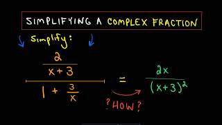 ❖ Simplifying Complex Fractions  Ex 1 ❖ [upl. by Gilly]