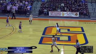 3A Girls Basketball Richfield vs Grantsville High School UHSAA 2019 State Tournament Semifinals [upl. by Jacobina]