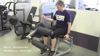 Technogym  Leg Curl [upl. by Ddarb]