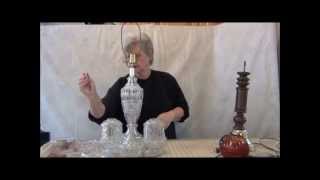 HOW TO MAKE AN ELEGANT CANDLE HOLDER USING A RECYCLED LAMP [upl. by Havelock796]