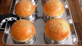 Burger buns The tastiest burger buns youll ever make [upl. by Resarf]