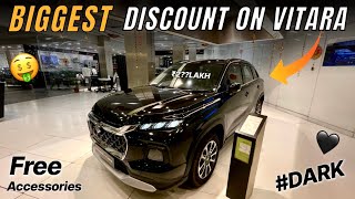 2024 Biggest Discount On Grand Vitara 🤑 Free Accessories amp Discounts 😍 [upl. by Lsil]