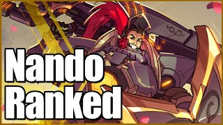 Hyper Aggressive Point Tank Fernando  Paladins Ranked Gameplay [upl. by Nnyletak]