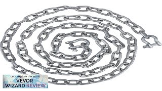 VEVOR Anchor Chain 10 x 516quot Galvanized Steel Chain 38quot Anchor Chain Review [upl. by Llebanna702]