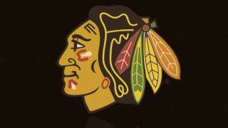 Chicago Blackhawks Intro Stranglehold and Anthem [upl. by Oicafinob]