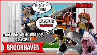 VIREI UM TUBARÃO QUE NADA NA TERRA 🦈NO BROOKHAVEN RP 🏠ACHEI JOGADORAS TÓXICAS 🤕Roblox script [upl. by Eigger]