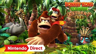 Donkey Kong Country Returns HD – Announcement Trailer – Nintendo Switch [upl. by Ayahsey]