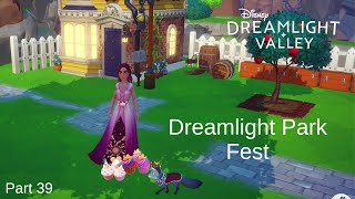 DREAMLIGHT PARKS FEST NEW CUPCAKES amp QUESTS  Lets Play  Disney Dreamlight Valley  PART 39 [upl. by Lebiram696]