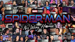 SPIDERMAN NO WAY HOME  Official Teaser Trailer  REACTION MASHUP [upl. by Notsreik]