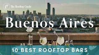 10 Best Rooftop Bars in Buenos Aires  2024 [upl. by Udale973]