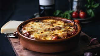 EASY AUBERGINE PARMIGIANA RECIPE [upl. by Reyam958]