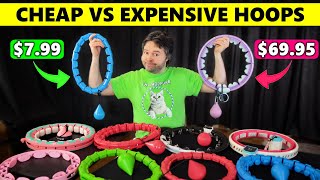 Are Cheap Infinity Weighted Hula Hoops Worth Buying Cheap VS Expensive Smart Hoop Review Comparison [upl. by Thirza]