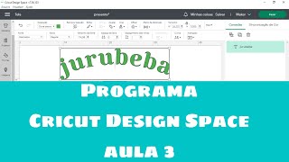 Programa Cricut Design Space para iniciantes aula 3 [upl. by Dal971]