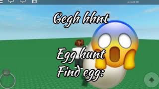 Roblox Egg Hunt 2019 LEAK very cool [upl. by Einatirb]