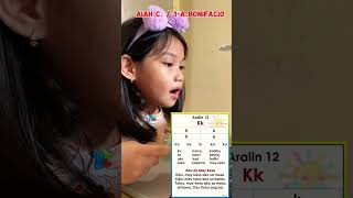 LETTER K  MARUNGKO APPROACH  UNANG HAKBANG SA PAGBASA  GRADE 1 practicereadingforkids kidsvideo [upl. by Goldenberg]