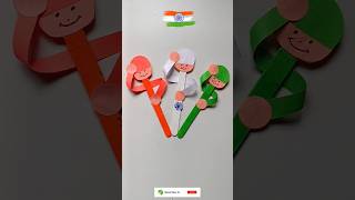 paper craft idea 🧡🤍💚 India flag🇮🇳 shorts viral trending art flag drawing india craft [upl. by Peacock]