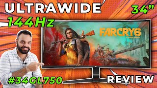 Ultimate 34quot 144Hz Ultrawide Curved Gaming Monitor  LG 34GL750 Review  Should You Buy it [upl. by Adnilrev]