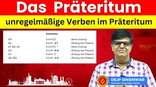 Unregelmäßige Verben im Präteritum Irregular Verbs in part tense  German for beginners A2 [upl. by Maddi]