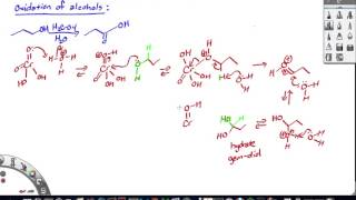 341 and 343 Oxidation of primary alcohols to carboxylic acids mechanism [upl. by Samaria42]