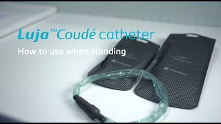 How to use Luja™ Coudé catheter while standing [upl. by Atahs]