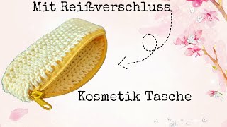 Tasche mit Reißverschluss häkeln [upl. by Blalock53]