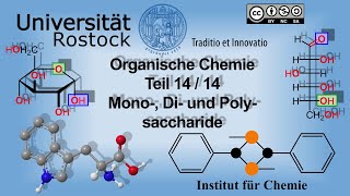 Einführung Organische Chemie Teil 14 Mono Di und Polysaccharide [upl. by Richara]