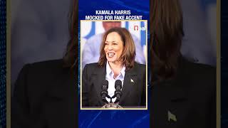 Kamala Harris Cringe Accent Sparks Controversy  India Today Global [upl. by Rica]