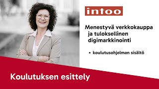 Koulutusinfo Verkkokauppa ja digimarkkinointikoulutus [upl. by Elletse]