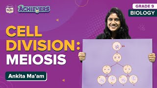 Cell Division of Meiosis Class 9 Science Biology The Fundamental Unit of Life Concepts amp MCQs [upl. by Hofmann238]