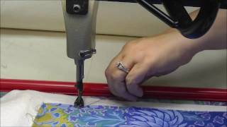 How to do a pantograph on a longarm machine [upl. by Ahsia]