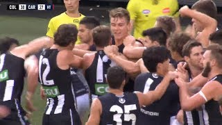 Unsociable Football Collingwood v Carlton Blues 2018 [upl. by Ynnavoeg663]