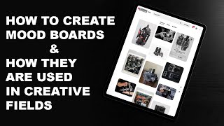 Explanation of Mood Boards and How to Create One on Pinterest or Behance [upl. by Yerggoeg]