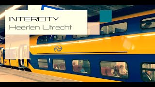 DUTCH Intercity Train from Heerlen to Utrecht Central Station in First class 4K [upl. by Ralat893]