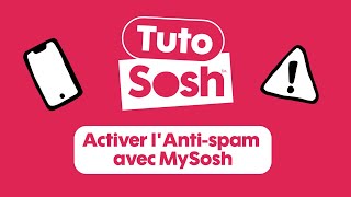 Activer lAntispam avec MySosh [upl. by Vida]